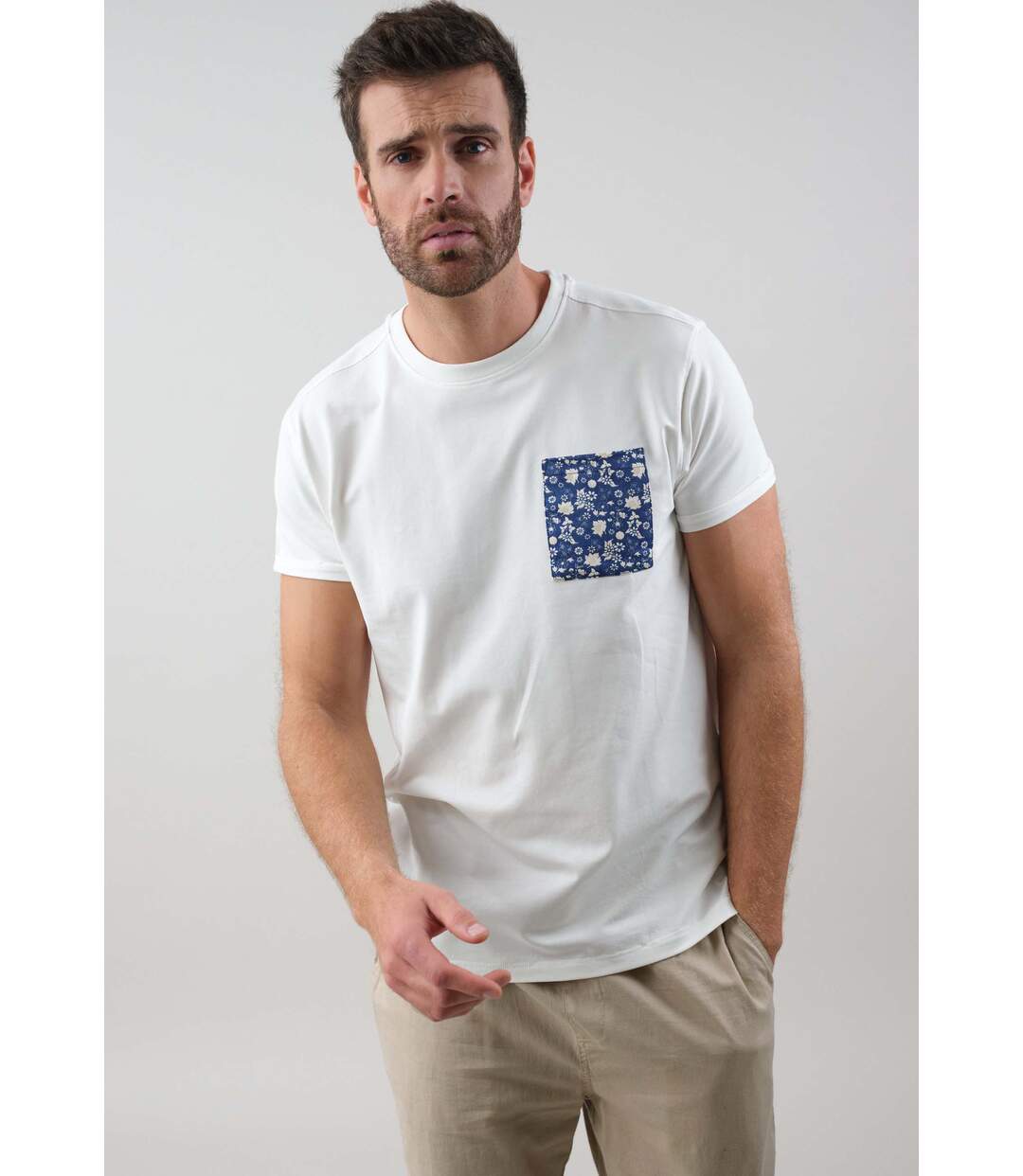 T-shirt avec poche à motifs pour homme PESQUERO