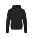 Unisex Adult Danali Interlock Sports Hoodie Solid Black Elevate Life-1