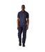 Mens Short-sleeved Polo Shirt Navy Seal Grey Regatta Professional-1