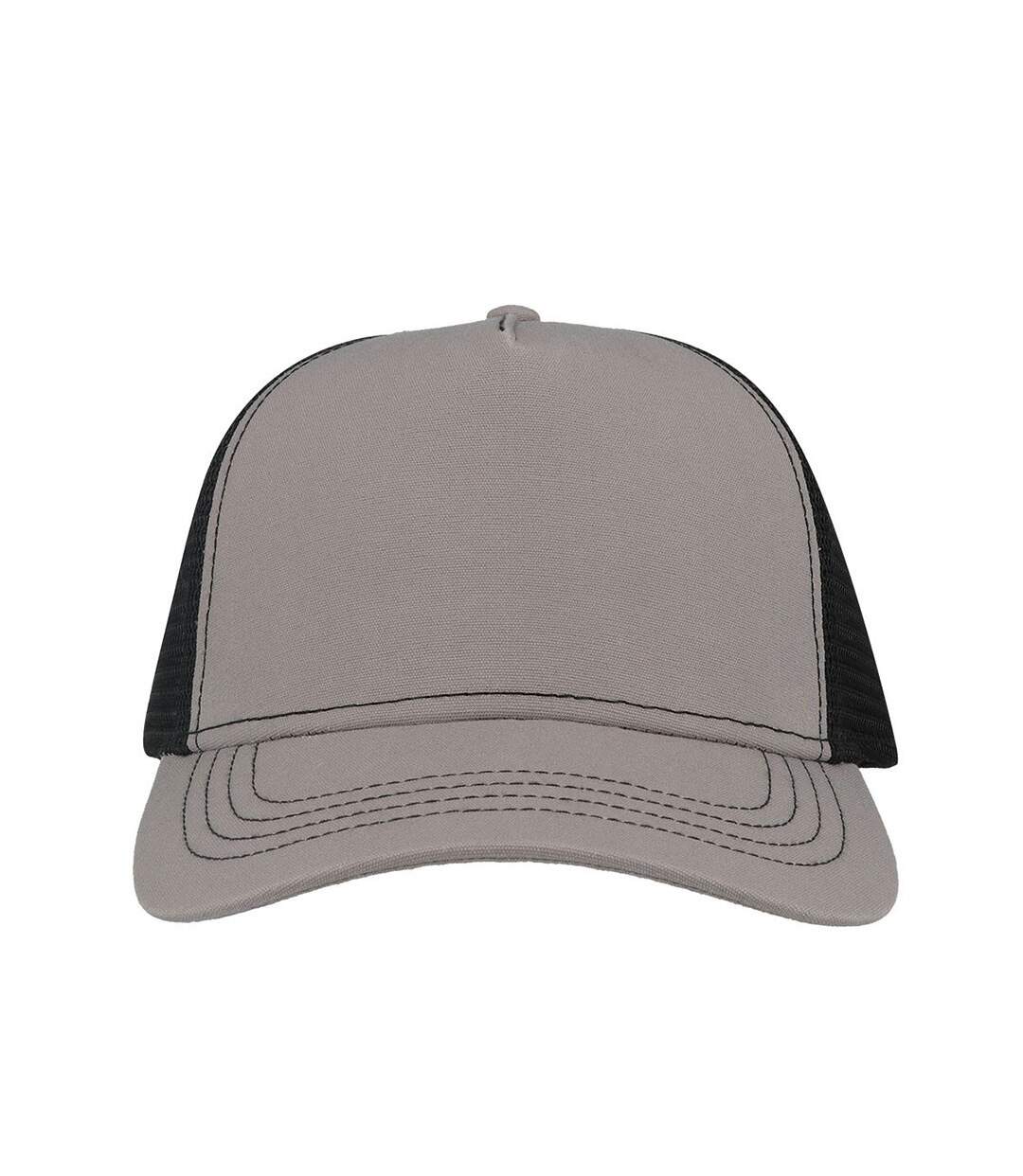 Casquette trucker rapper gris / noir Atlantis-3