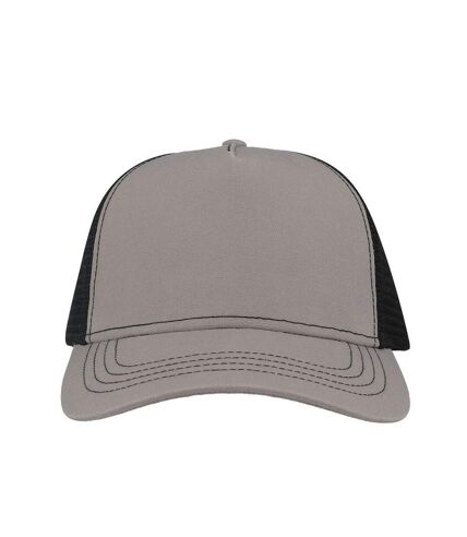 Casquette trucker rapper gris / noir Atlantis