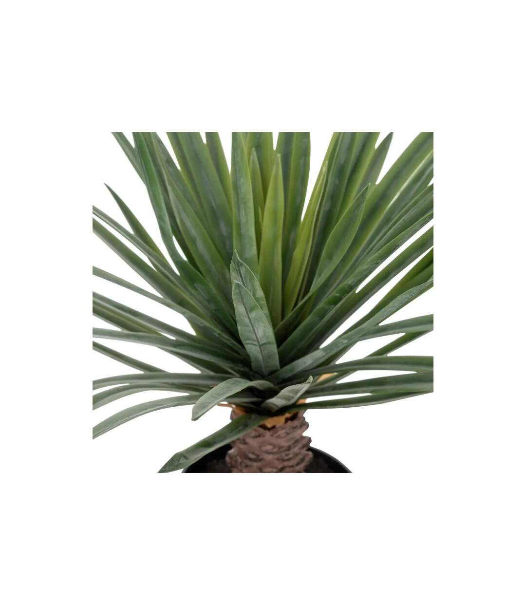 Palmier Artificiel en Pot Rivi 52cm Noir & Vert-3