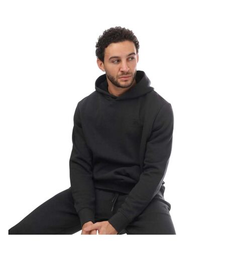 Mens Blackwater Logo Hoodie Charcoal DKNY