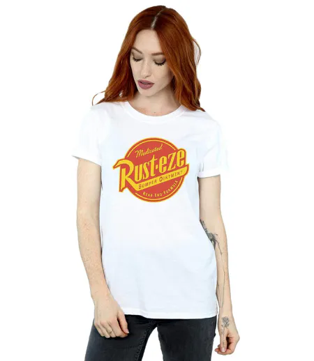 Disney - T-shirt CARS RUST-EZE LOGO - Femme (Blanc) - UTBI16050