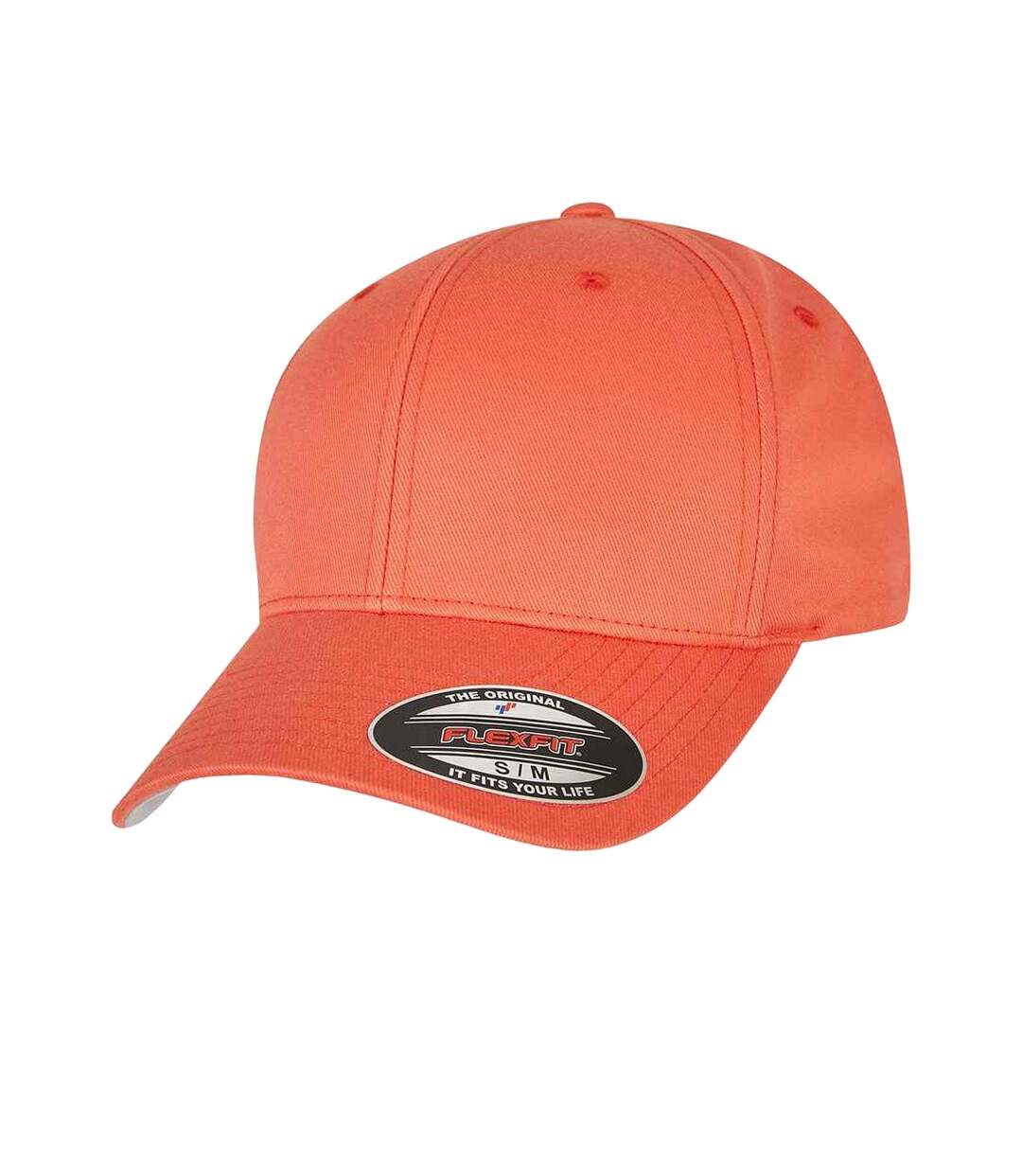 Casquette de baseball homme orange sanguine Yupoong-1