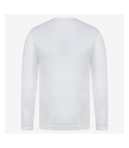 Absolute Apparel Mens Thermal Long Sleeve T-Shirt (White)