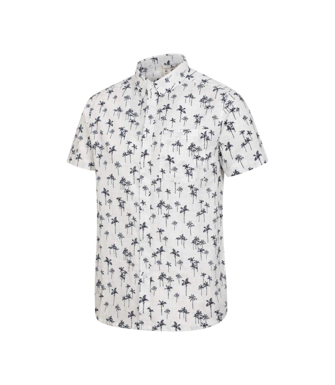 Mens Preston Illustration Palm Tree Shirt Off White Mountain Warehouse-3