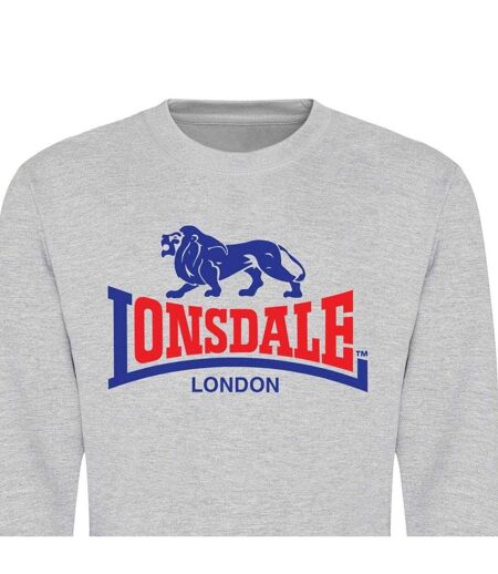 Sweat Motif/style Logo Adulte Gris Lonsdale