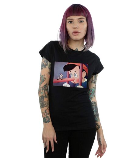 Disney - T-shirt PINOCCHIO NOSE STILL - Femme (Noir) - UTBI15740