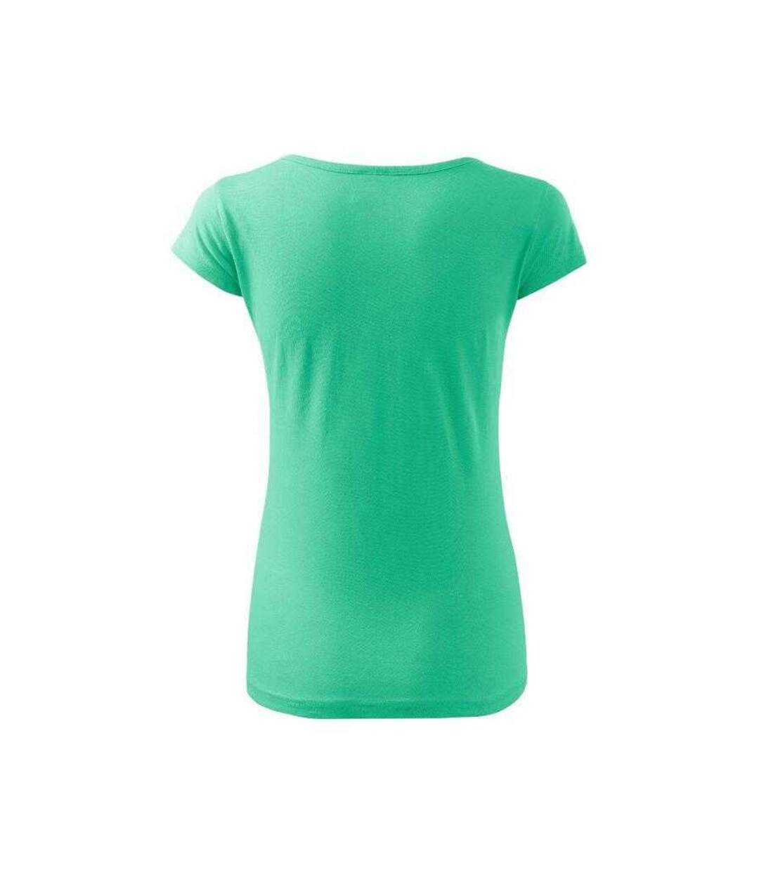T-shirt Pure Femme Bleu Sarcelle Malfini-2