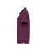 Polo coolchecker femme aubergine Premier