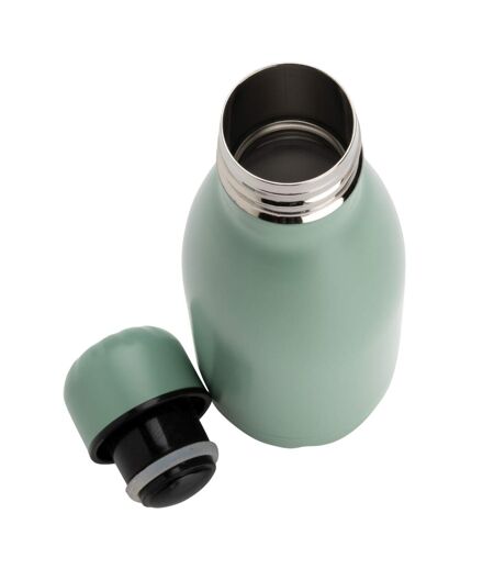 Stainless steel 260ml water bottle one size green XD Collection