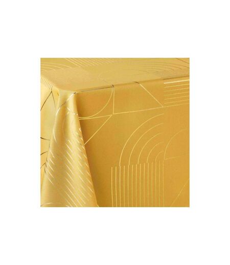 Nappe Imprimée Déco Lineor 150x240cm Jaune