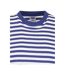 Womens/ladies Striped Oversized T-shirt Dress White Dark Blue Urban Classics-4
