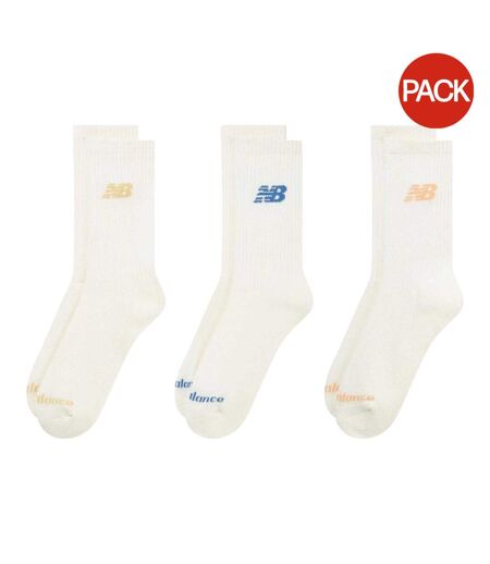 Lot De 3  Chaussettes Adulte Écru New Balance