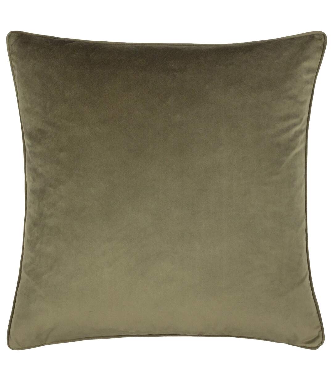 Opulence cushion cover 55cm x 55cm khaki green Evans Lichfield