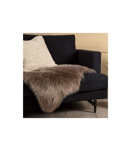 Tapis Imitation Fourrure Katy 60x90cm Marron