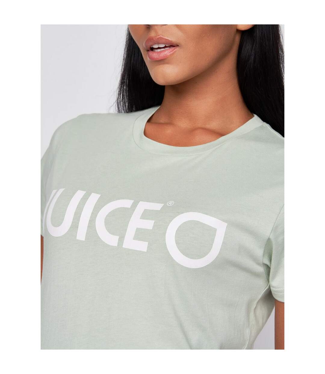 Lot De 3  T-shirts Laymere Femme Blanc Vert De Gris Clair Rose Juice-3