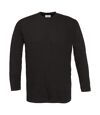 T-shirt manches longues homme - col rond - E190LSL - noir