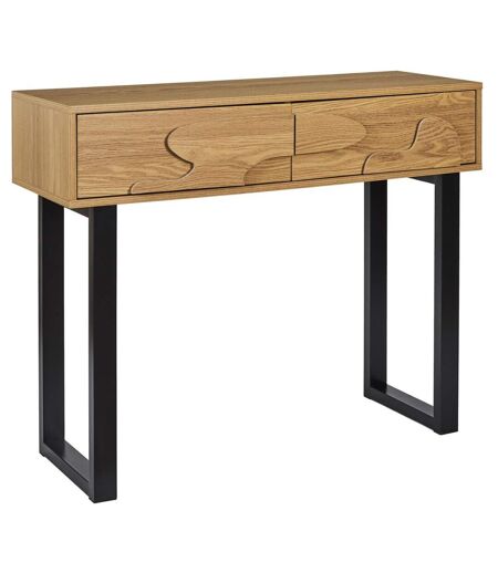Console 2 tiroirs CALYPSO - Beige