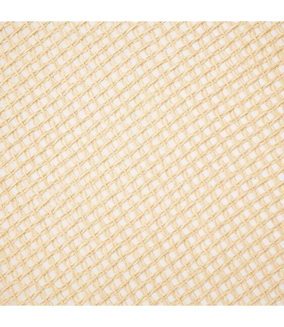 Set de Table Rond en Jute Rivi 38cm Blanc-3