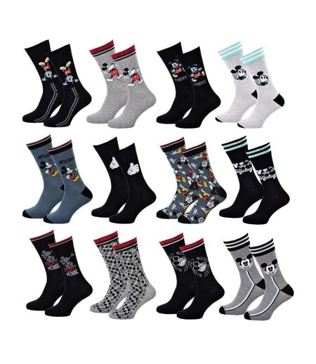 Chaussettes Mickey - Pack de 12