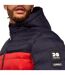 Crosshatch Mens Pymoore Contrast Panel Padded Jacket (Red)