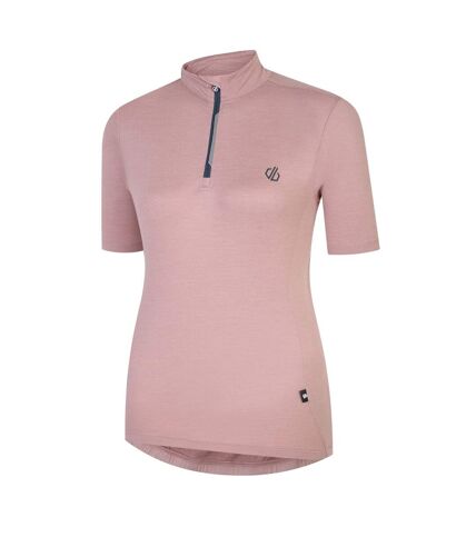 Dare 2B Womens/Ladies Pedal Through It Marl Lightweight Jersey (Dusky Rose) - UTRG6994