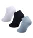 Lot De 3  Socquettes Femme Bleu Boss-2