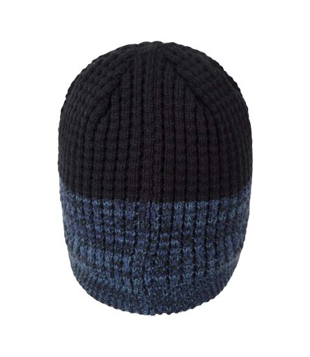 Unisex adult rubix lined beanie navy Mountain Warehouse