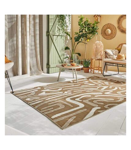 Tapis extérieur en polypropylène Spargi 1741 beige 150 x 220 cm