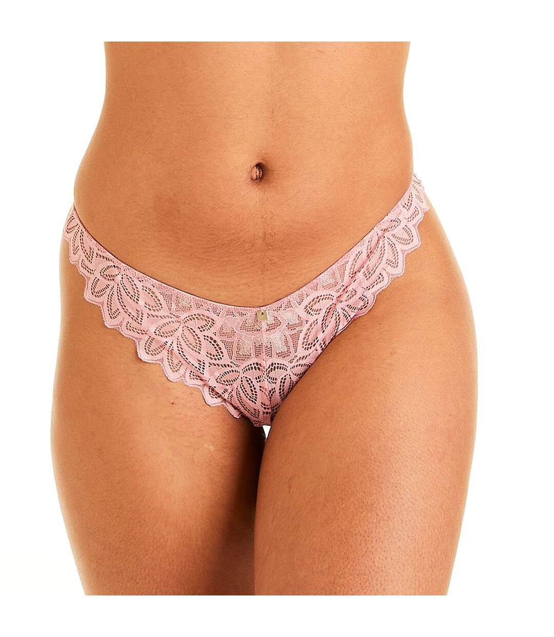 Tanga brésilien rose Fraisier