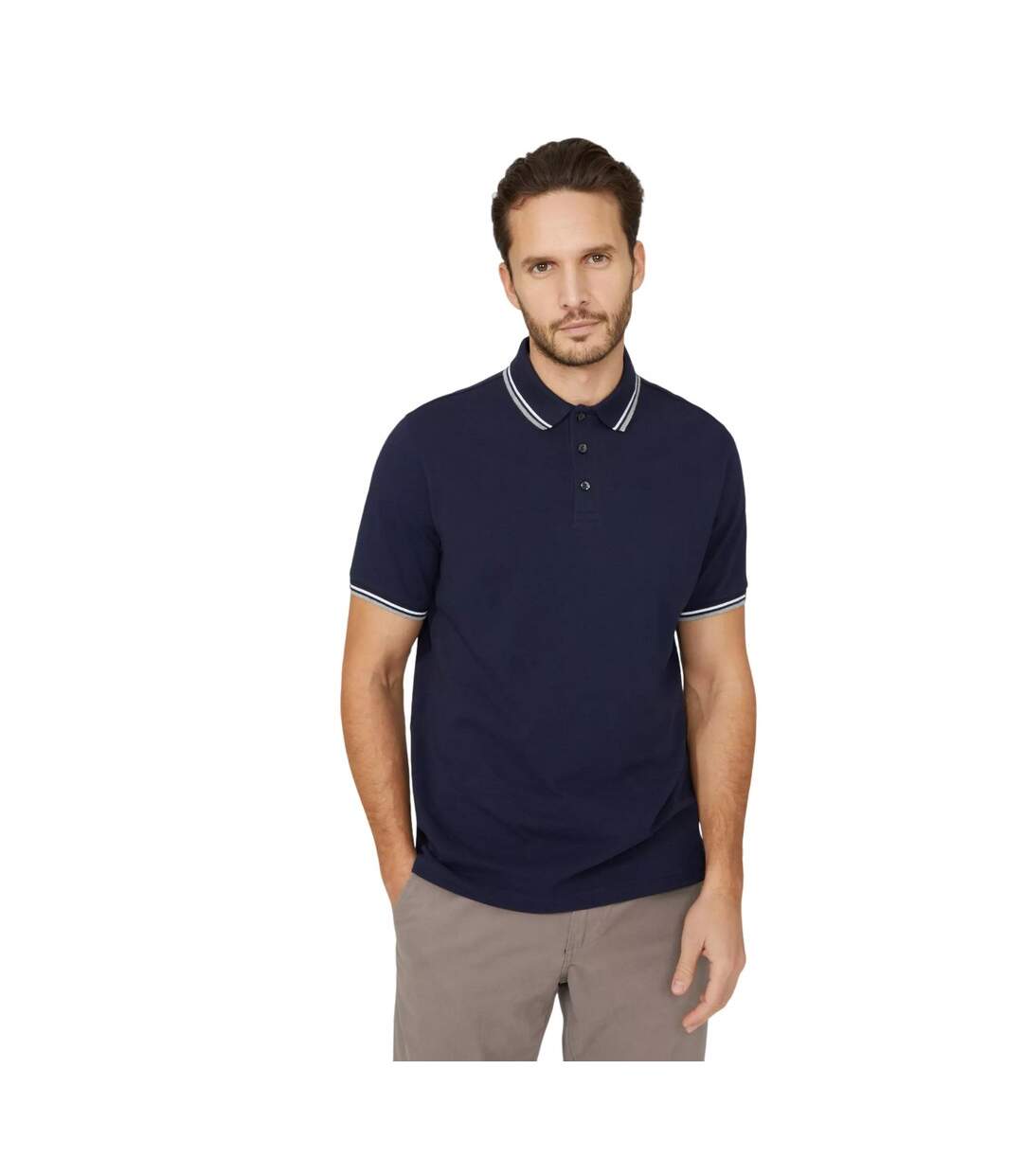 Polo Homme Bleu Marine Maine-2