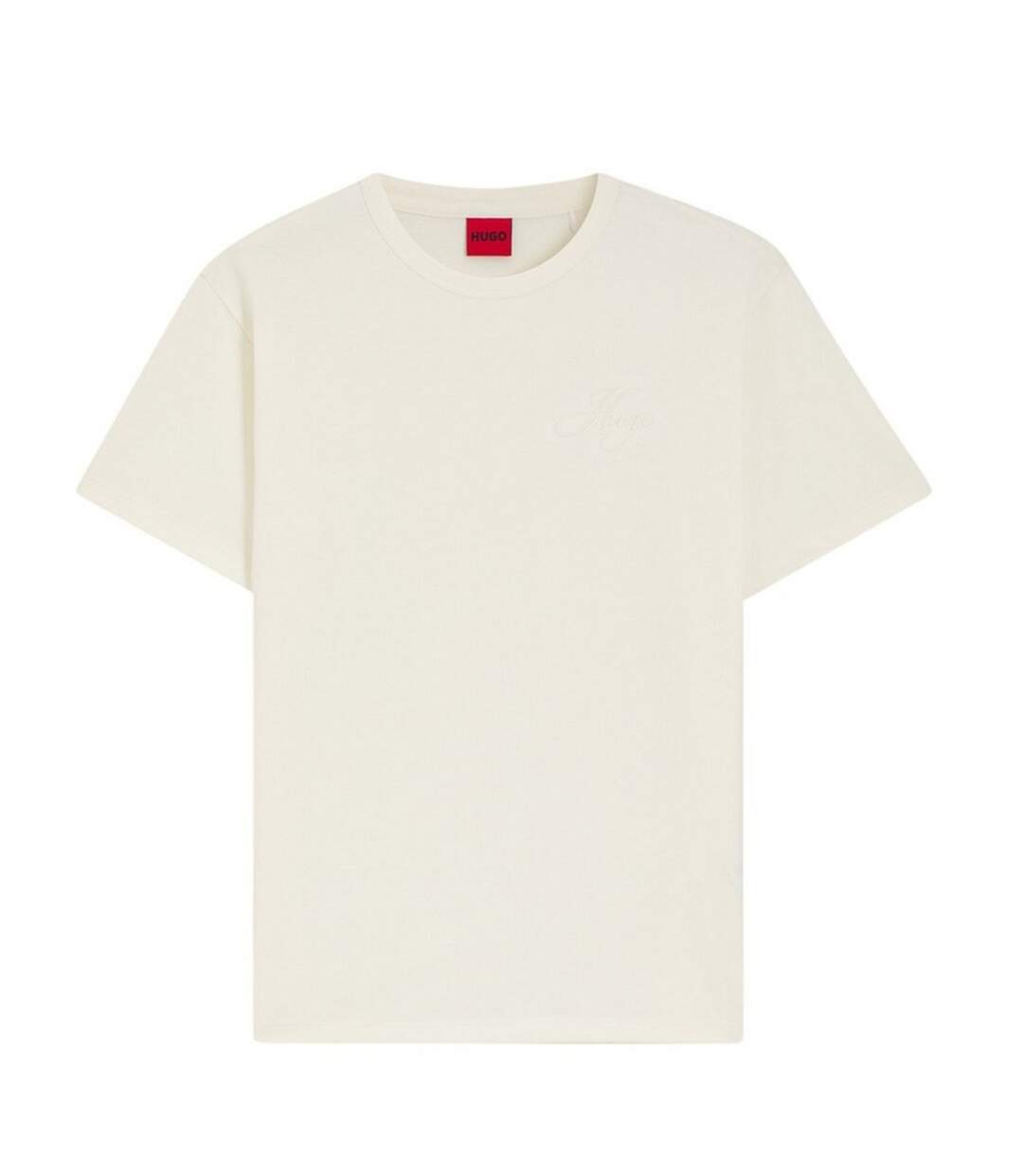 T-shirt Motif/style Uni Damacia Femme Crème Hugo-2