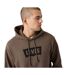 Sweat À Capuche Motif/style Aile De Chauve-souris Et Logo Homme Marron Levis-3