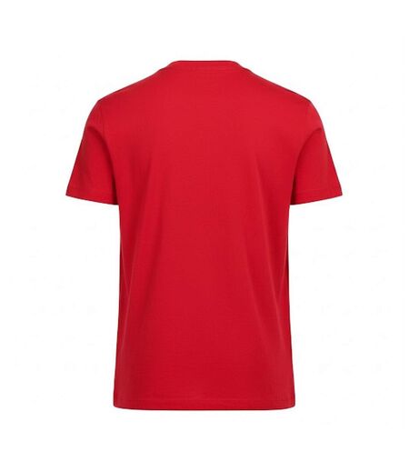 T-shirt Motif/style Feuille D´érable Homme Rouge Blanc DSquared2