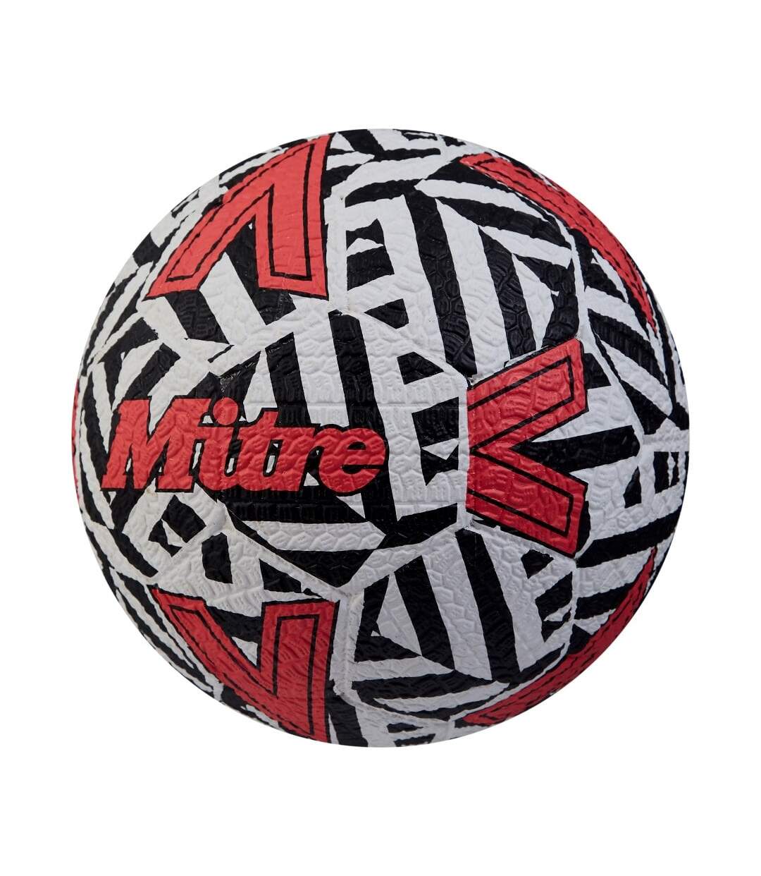 Ballon De Foot Street Soccer Taille 5 Blanc Noir Rouge Mitre-2