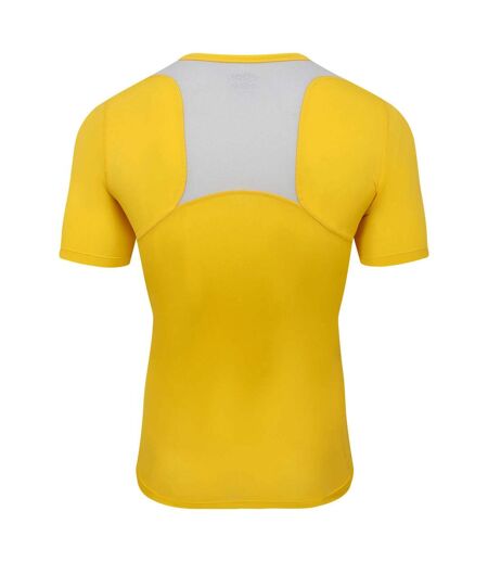 Unisex Adult Elite V Neck Base Layer Top Yellow Umbro