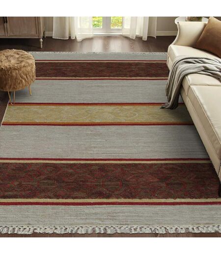 Tapis kilim fait main en laine SARIKILIM