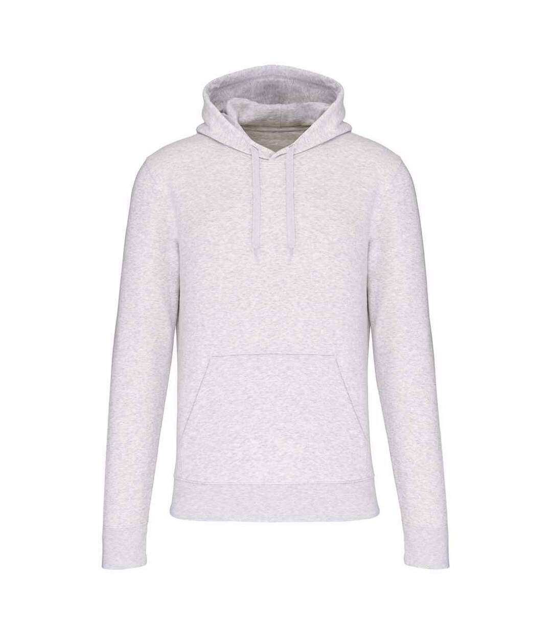 Sweat à capuche homme cendre chiné Kariban