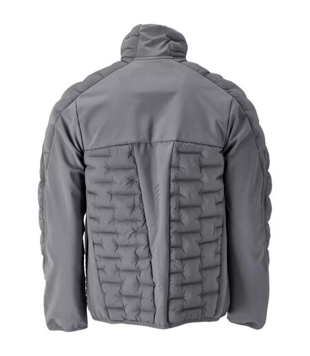 Doudoune Motif/style Matelassé Customised Homme Gris Pierre Mascot