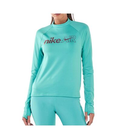 T-shirt Turquoise Femme Nike Midlayer - L