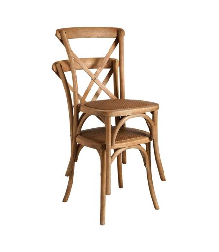 Chaise bistro en hêtre empilable Lot de 6