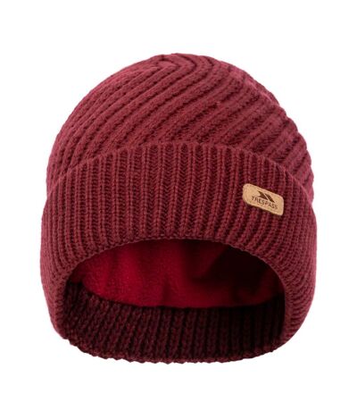 Womens/ladies twisted knitted beanie dark cherry Trespass