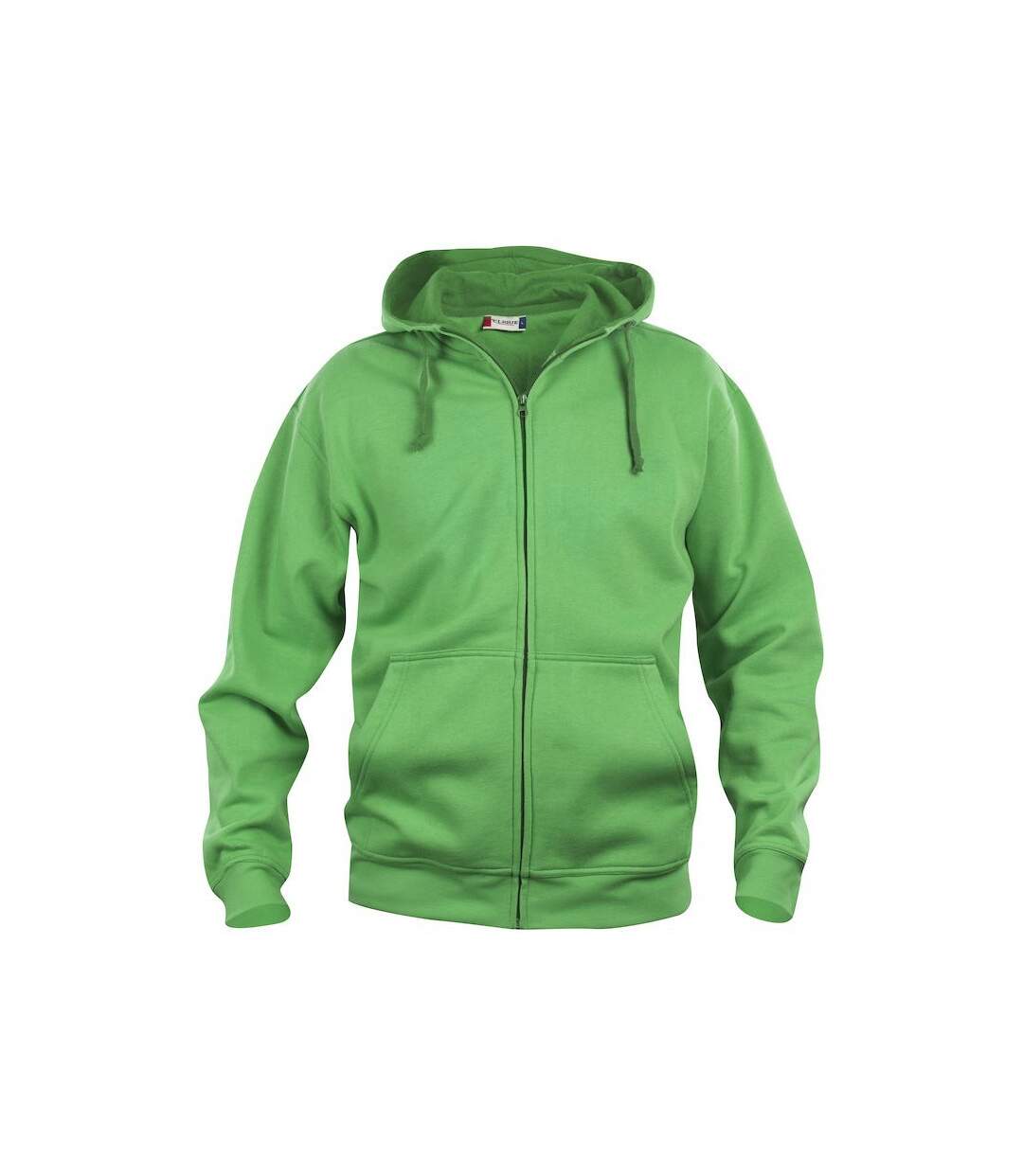 Veste à capuche basic homme vert pomme Clique Clique