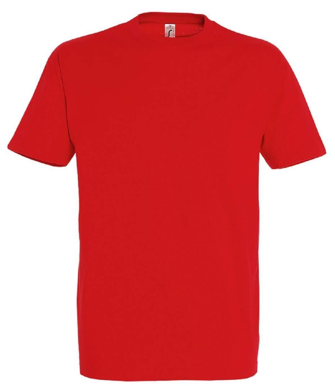 T-shirt manches courtes - Mixte - 11500 - rouge hibiscus-2