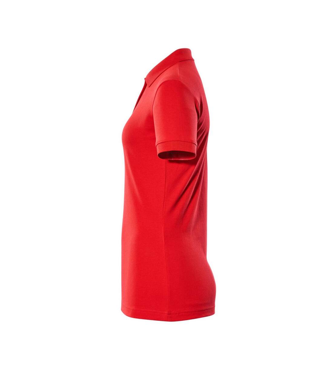 Womens/ladies Grasse Crossover Polo Shirt Traffic Red Mascot-3