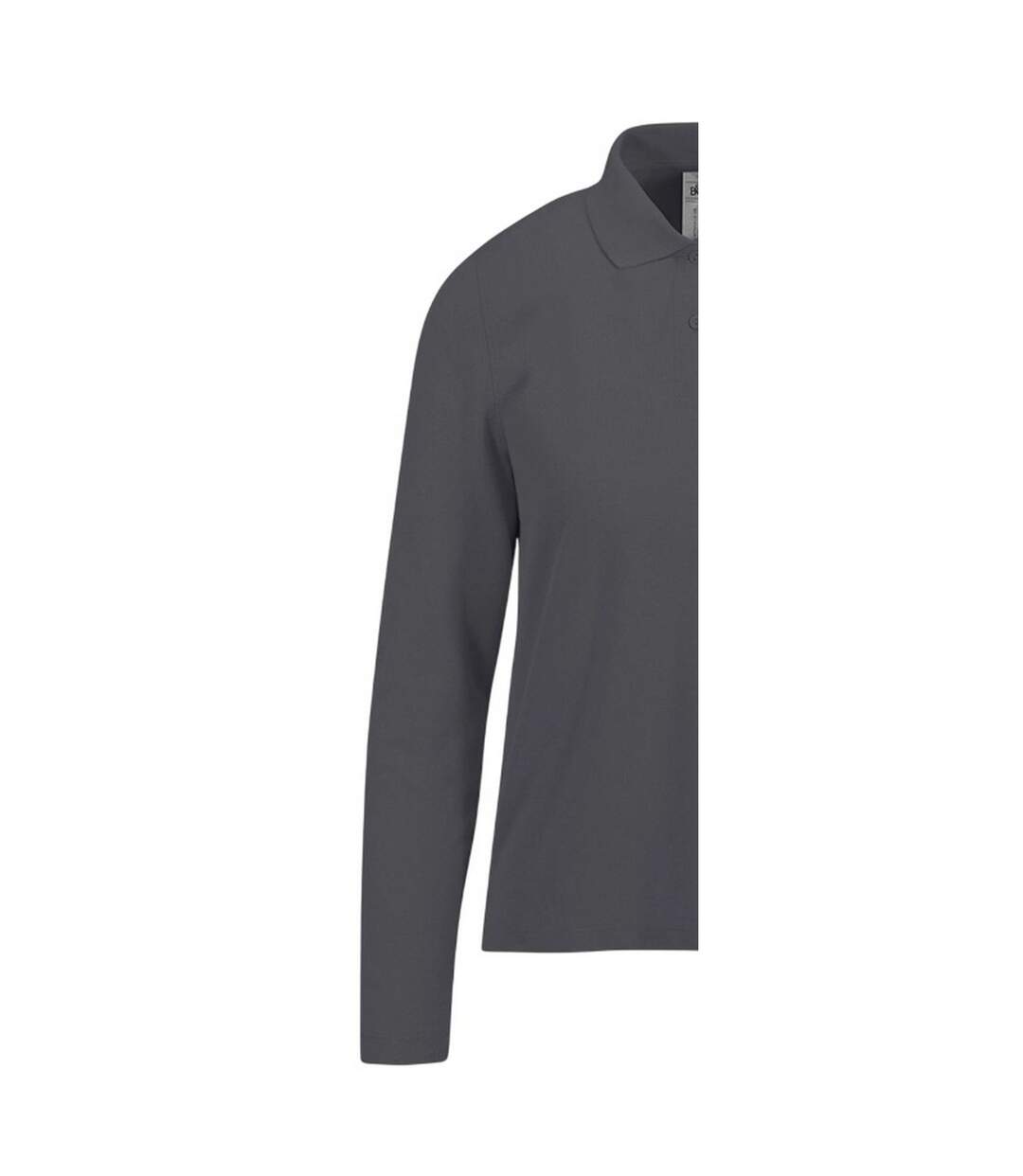 Polo Manches Longues My Polo Femme Gris Foncé B&C-2