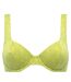 Haut de maillot de bain armaturé vert Citronnelle-1