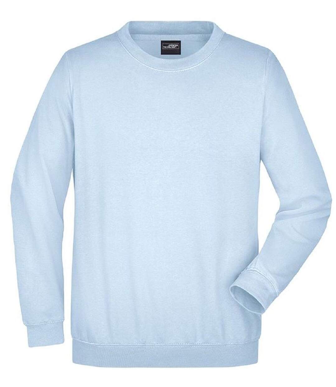 Sweat-shirt col rond - JN040 - bleu clair - mixte homme femme-1